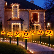 Outdoor Pumpkin Lights | Solar Powered | LED | Halloween Garden Lights | Halloween Lights for Outdoors