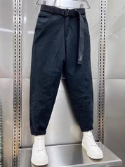 Baggy Pants | Slouchy | Belt | Loose Fit Pants | Men's Pants