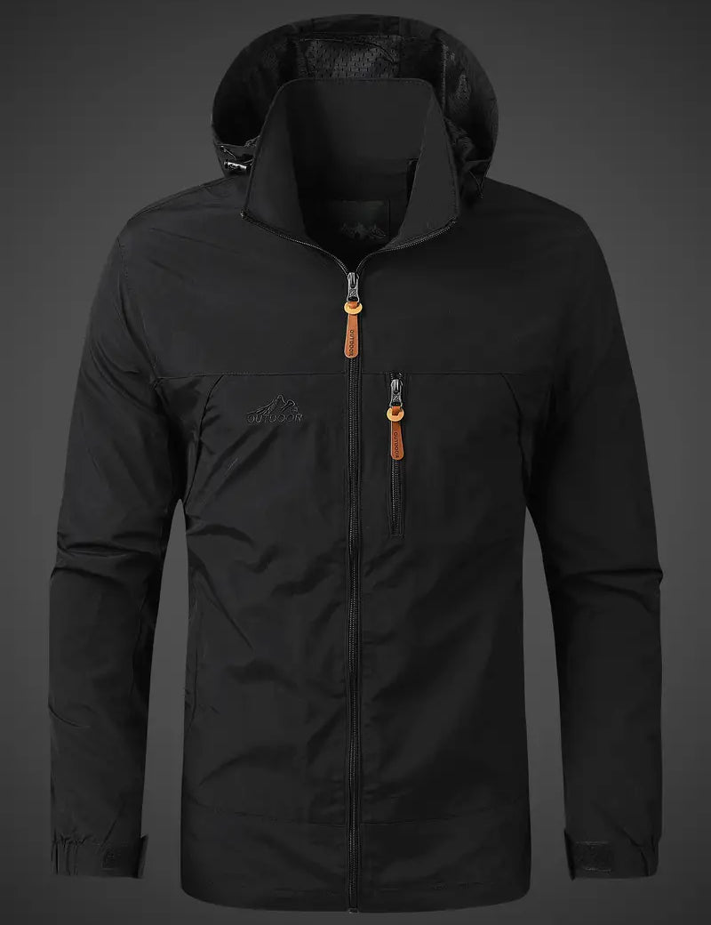 Men's Windbreaker - Hooded - Outdoor - Waterproof Jacket - Windbreaker Jacket