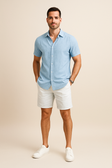 Short Sleeve Shirt | Lightweight | Button-Up | Summer Shirt | Men's Shirt