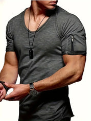 Men's T-Shirt | Casual | Lightweight |   V-Neck T-Shirt | Men's Clothing