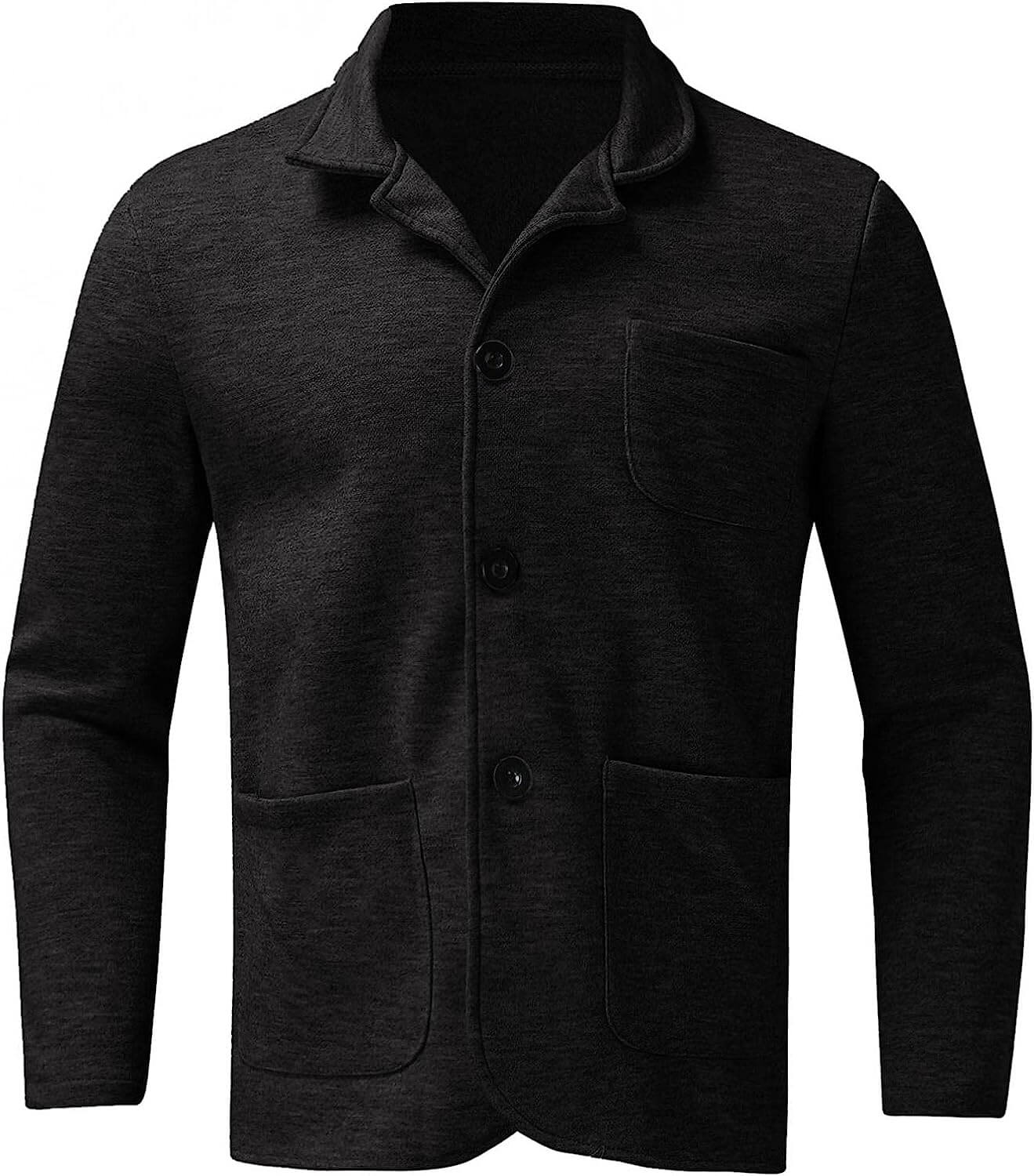Men's Jacket - Single Breasted - Pockets - Summer Jacket - Men's Casual Jackets