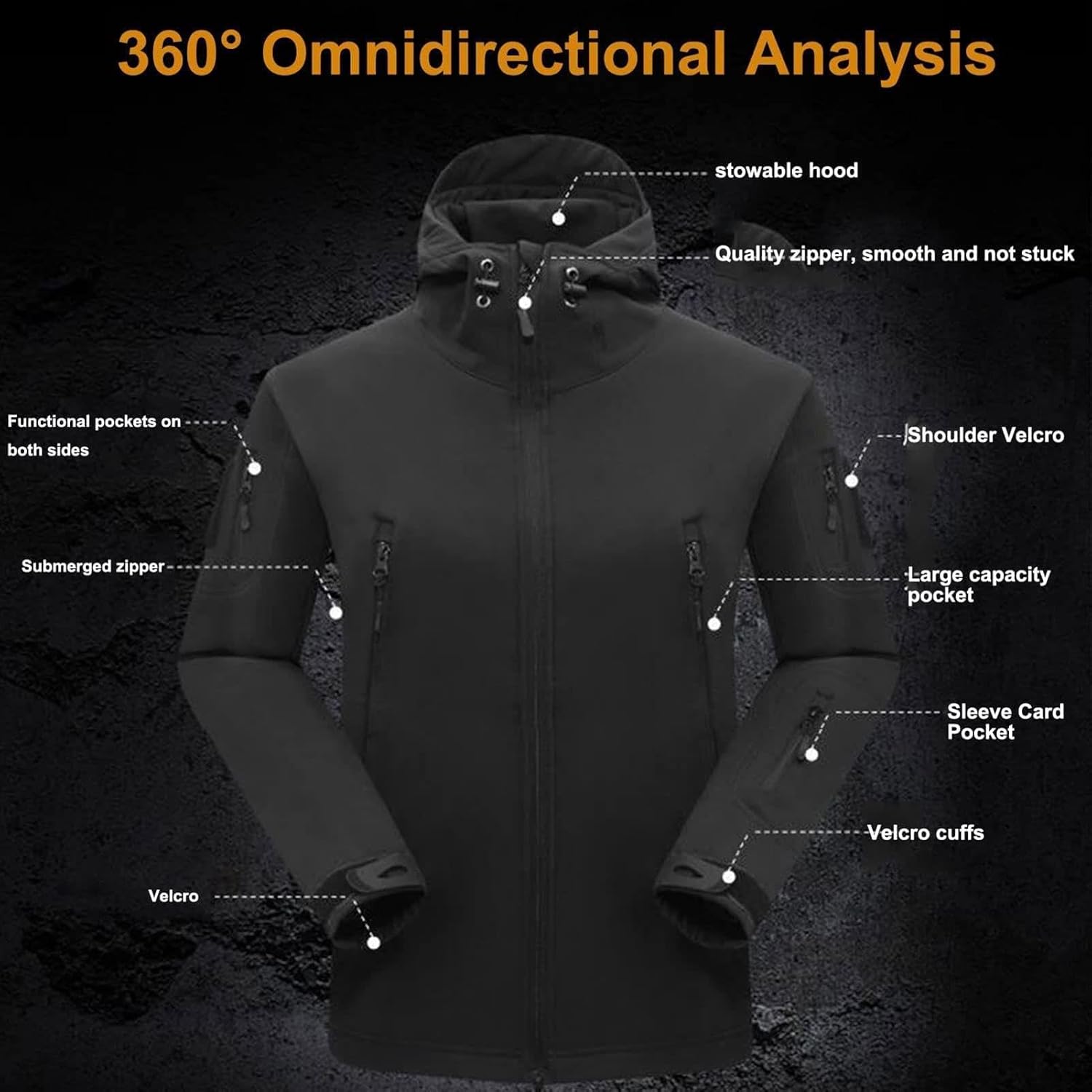 Jacket and Pants Set - Men's Tactical Outdoor Jacket and Cargo Pants