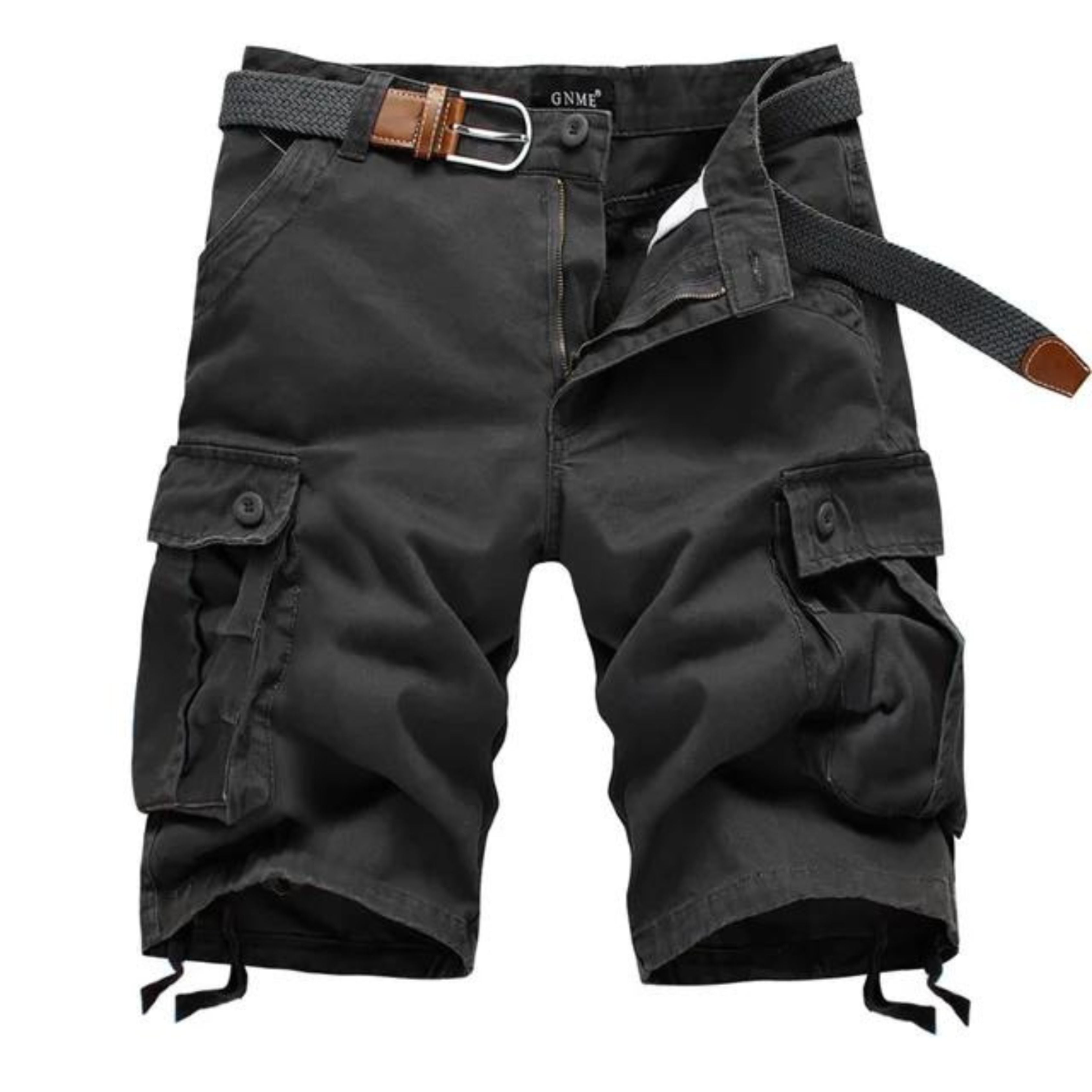 Cargo Shorts - Men's Tactical Long Leisure Shorts with Belt