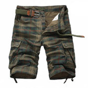 Cargo Shorts - Men's Tactical Long Leisure Shorts with Belt