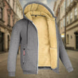 Fleece Hoodie Jacket - Winter - Warm - Zip-Up Hoodie - Men's Hoodie
