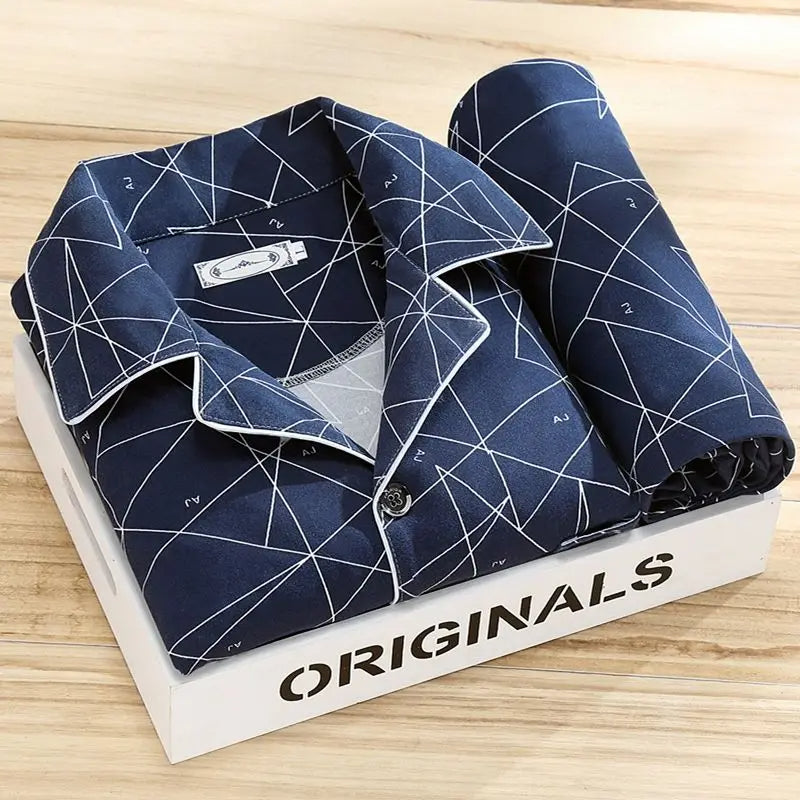 Men's Pyjama | Long Sleeve | Long Pants | Pajama Set | Men's PJS