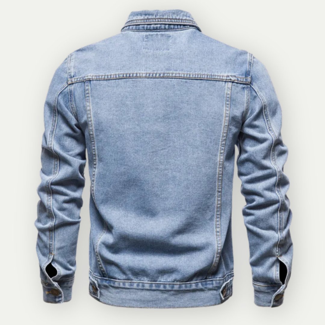 Denim Jacket - Classic - Regular Fit - Jean Jacket - Mens Denim Jacket