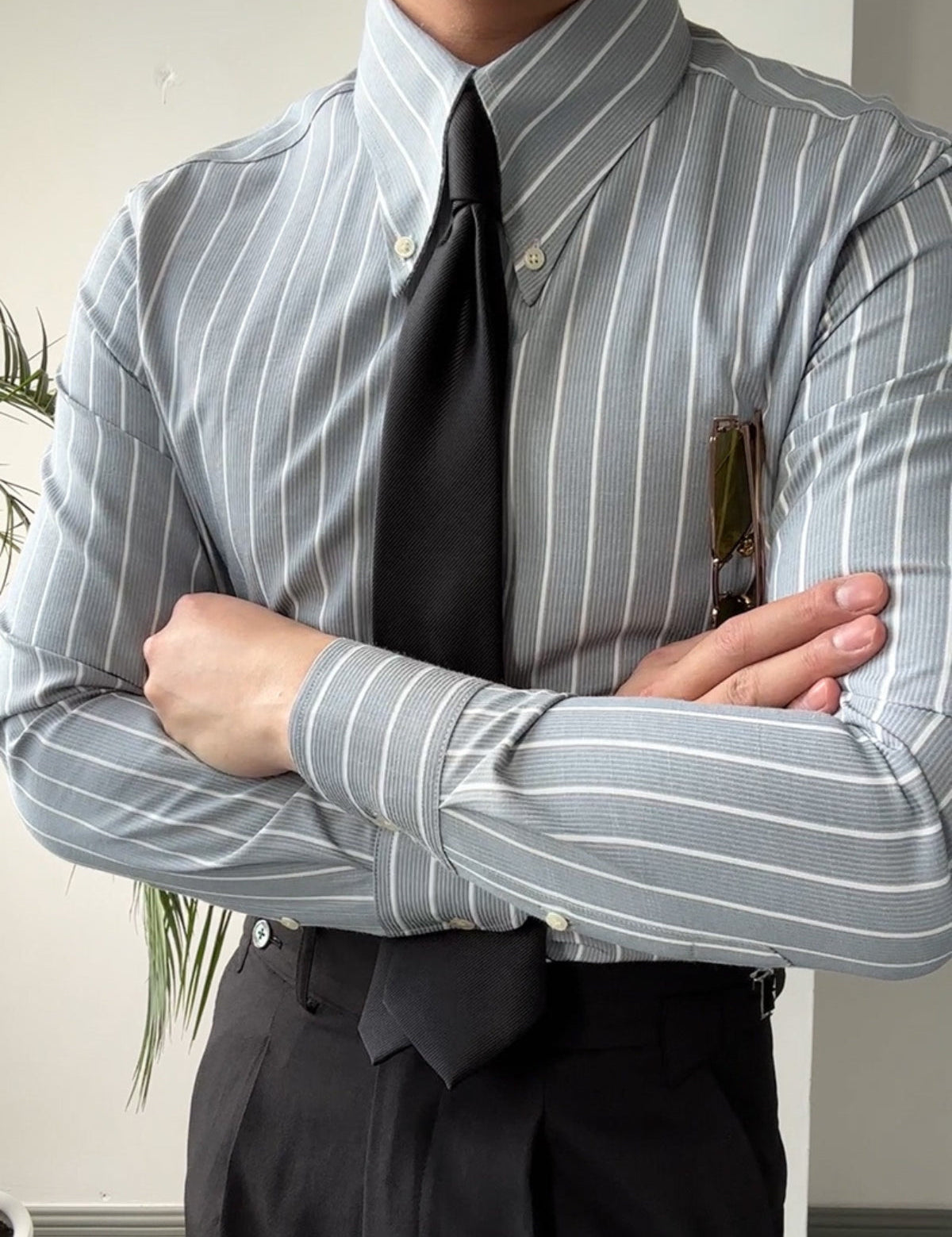 Oxford Shirt | Striped | Slim Fit | Button-Up Shirt | Dress Shirt 