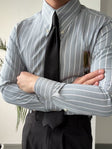 Oxford Shirt | Striped | Slim Fit | Button-Up Shirt | Dress Shirt 
