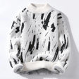 Knitted Sweater - Winter - Crew Neck - Warm Jumpers - Men's Fluffy Jumper