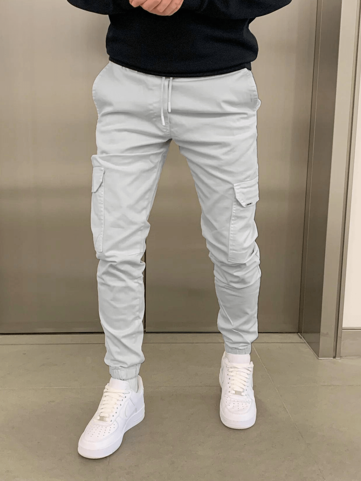 Cargo Joggers | Drawstring | Skinny | Cargo Pants | Men's Trousers