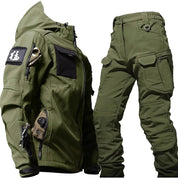 Outdoor Clothes - Men's Waterproof Tactical Jacket and Cargo Pants Set
