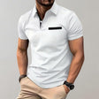 Polo T-Shirt | Button Neck | Breast Pocket | Collared T-Shirt | Men's Polo Shirts