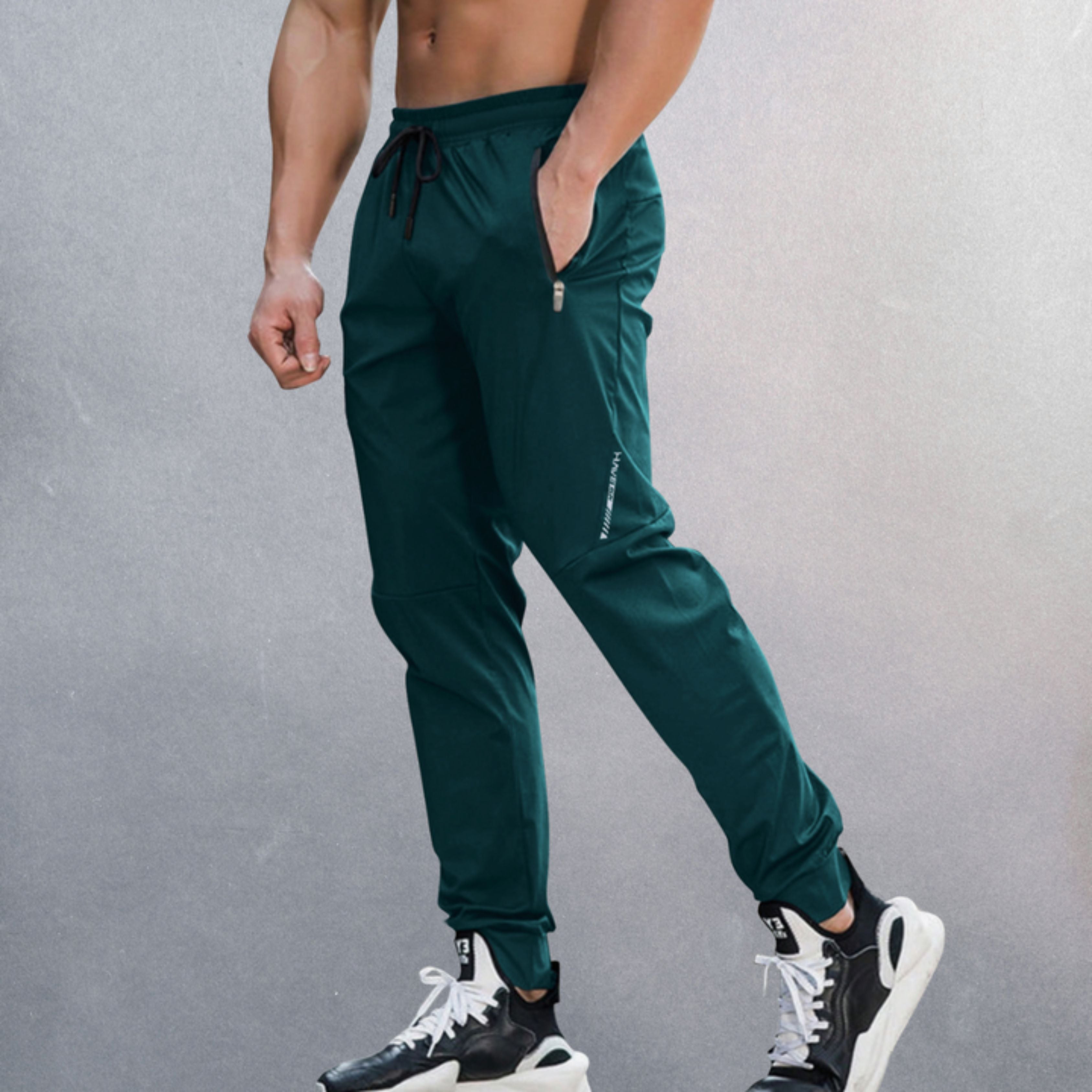 Track Pants - Drawstring - Lightweight - Joggers - Men's Activewear