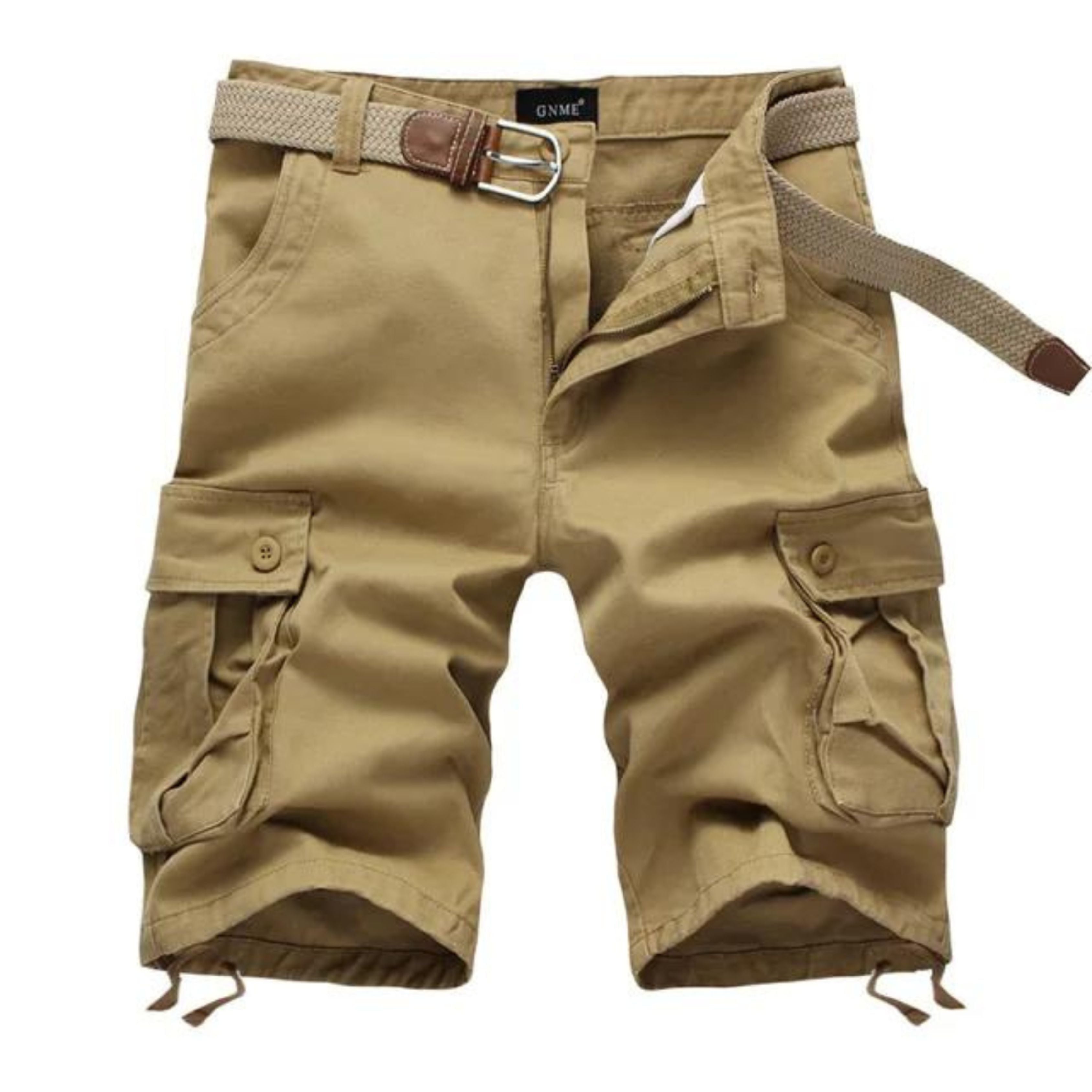 Cargo Shorts - Men's Tactical Long Leisure Shorts with Belt