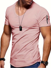 Men's T-Shirt | Casual | Lightweight |   V-Neck T-Shirt | Men's Clothing