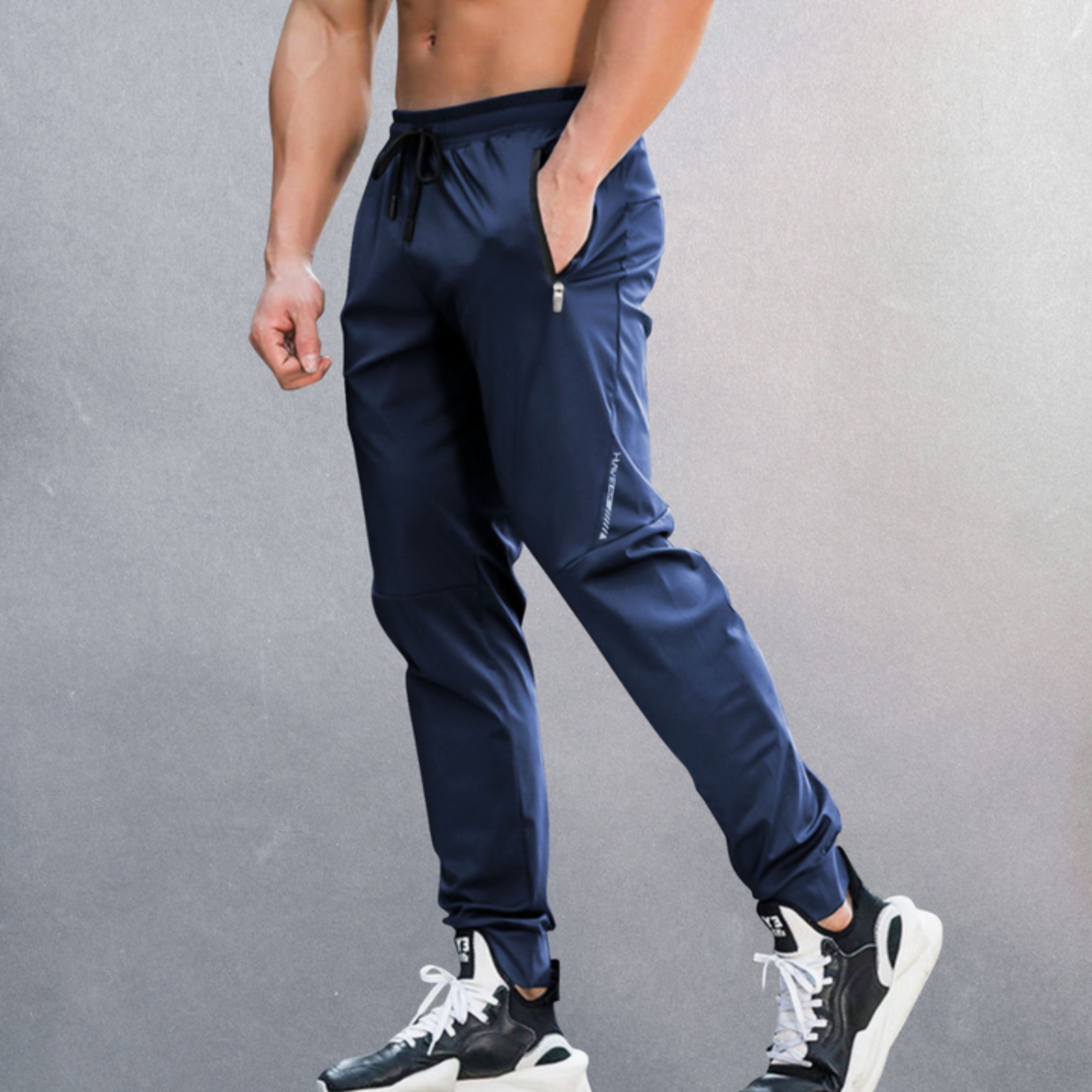 Track Pants - Drawstring - Lightweight - Joggers - Men's Activewear