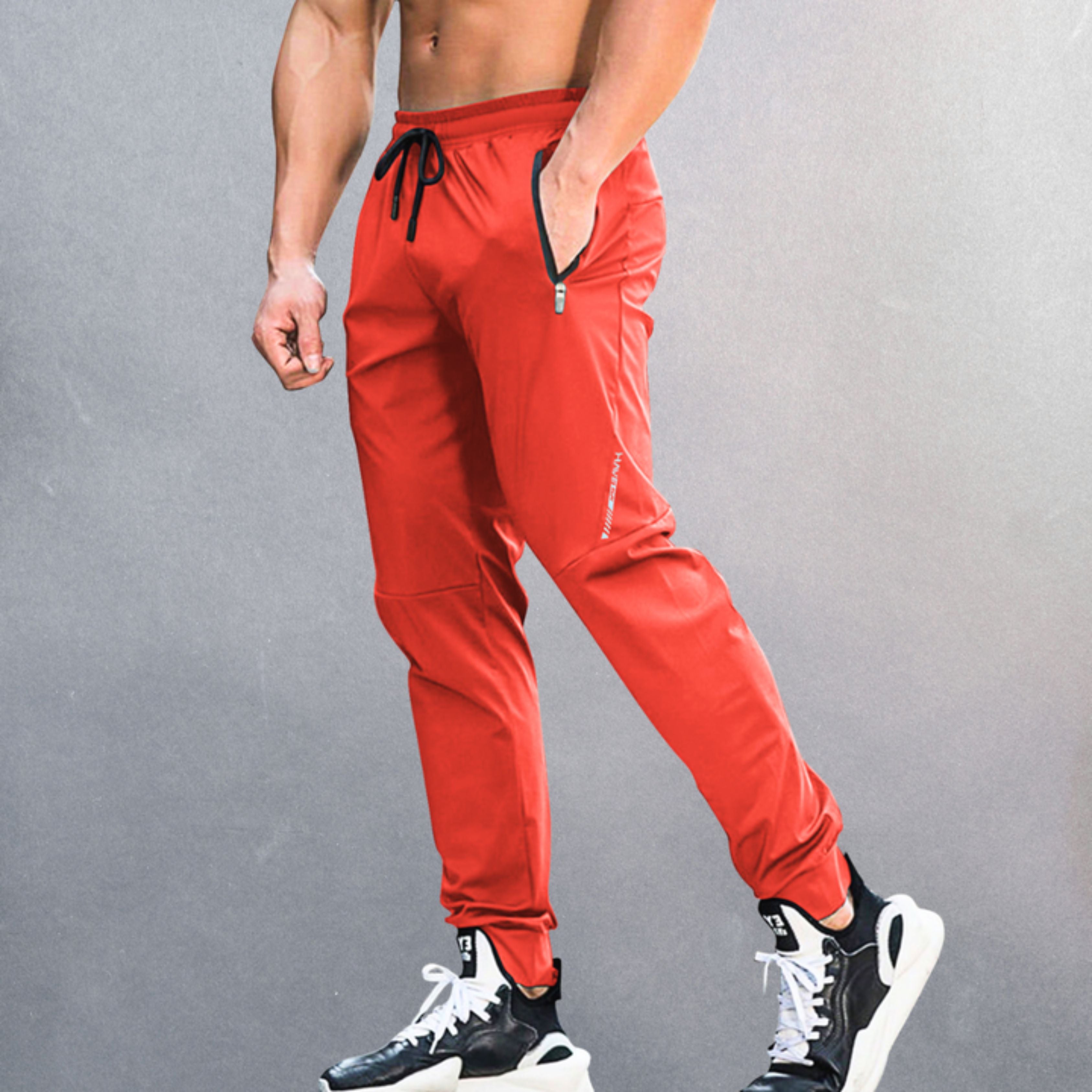 Track Pants - Drawstring - Lightweight - Joggers - Men's Activewear