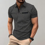 Polo T-Shirt | Button Neck | Breast Pocket | Collared T-Shirt | Men's Polo Shirts