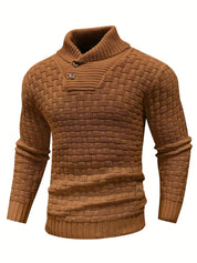 Knitted Sweater | Roll Neck | Chunky | Knitted Jumper | Men's Clothing