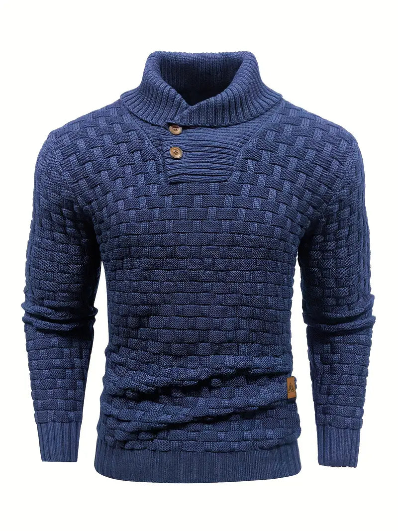 Knitted Sweater | Roll Neck | Chunky | Knitted Jumper | Men's Clothing