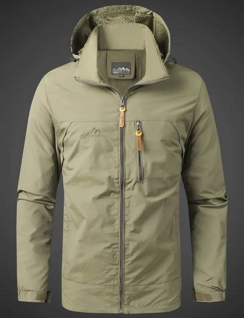 Men's Windbreaker - Hooded - Outdoor - Waterproof Jacket - Windbreaker Jacket