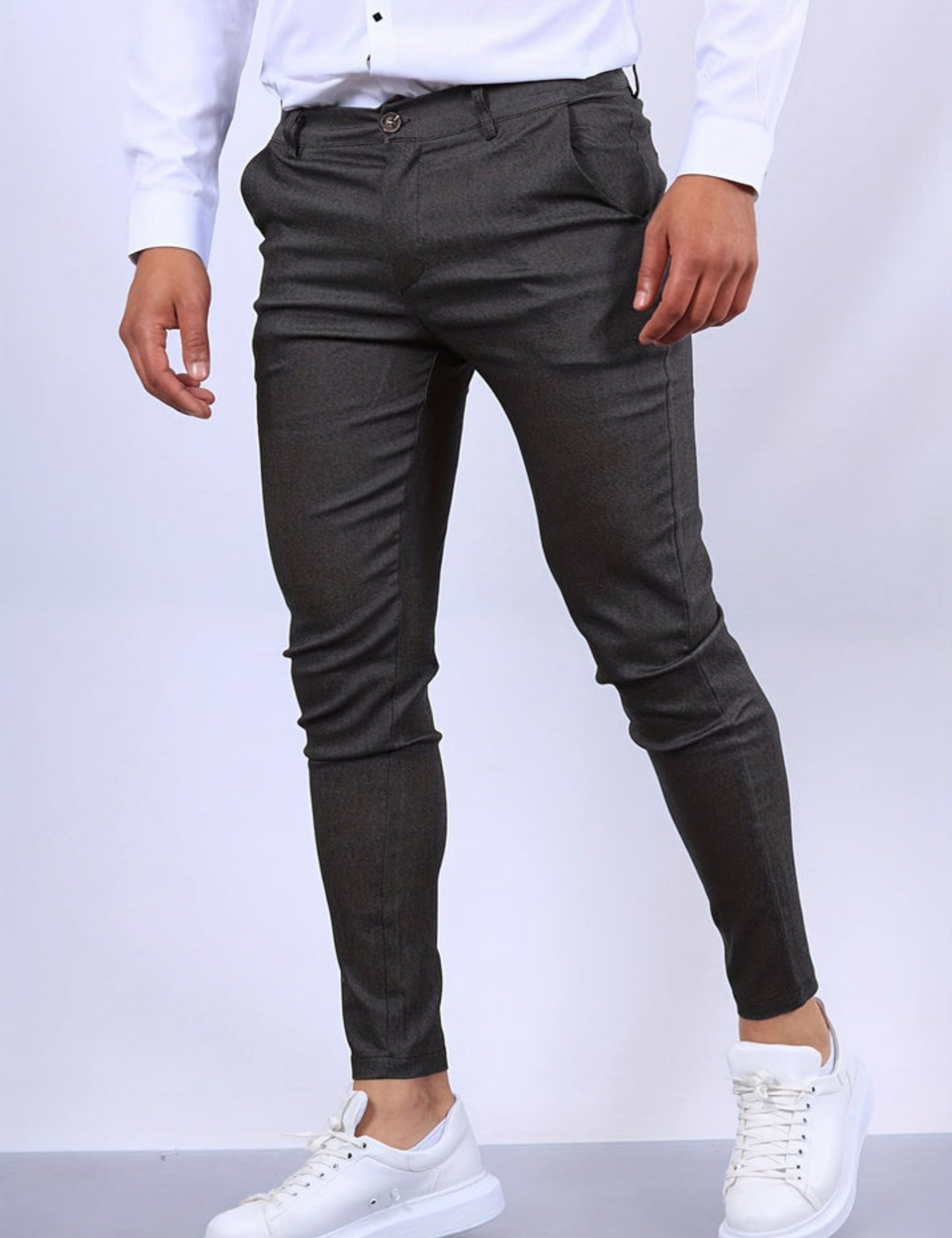 Skinny Chinos - Men's Casual Stretch Slim Fit Chino Pants