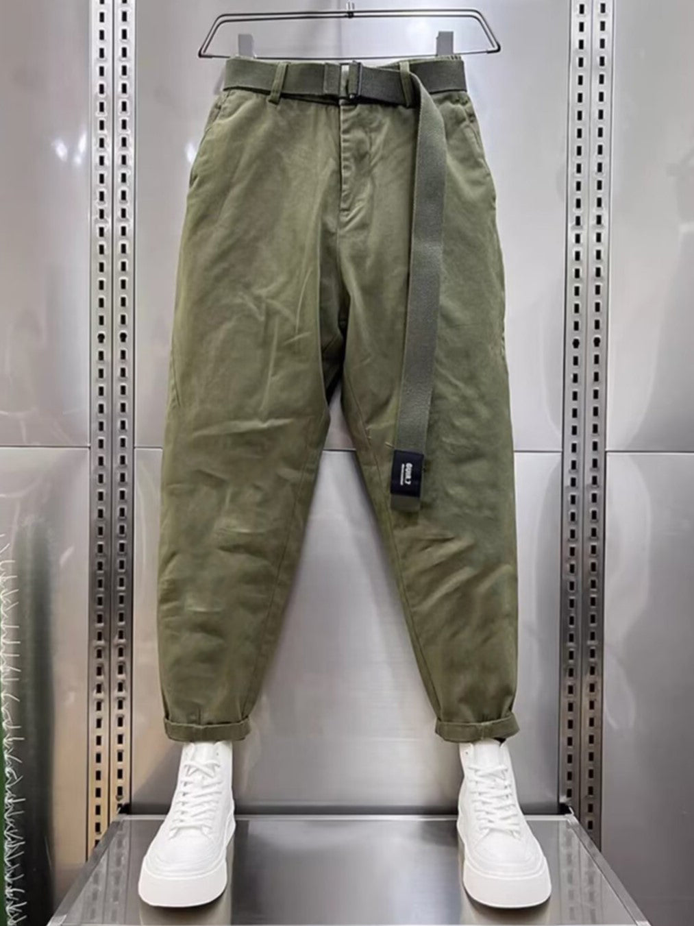 Baggy Pants | Slouchy | Belt | Loose Fit Pants | Men's Pants