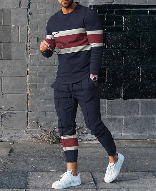 Two-Piece Set | Long Sleeve | Drawstring | Co-Ord Set | Men's Jogging Suit Sets