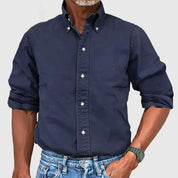 Long Sleeve Shirt - Casual - Collared - Button-Up Shirt - Men's Shirts