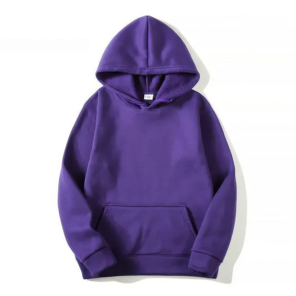 Hoodie - Warm Kangaroo Pocket Pullover Hoodie for Men and Women