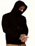 Hoodie with Face Mask | Regular Fit | Pocket | Pullover Hoodie | Men's Hoodie