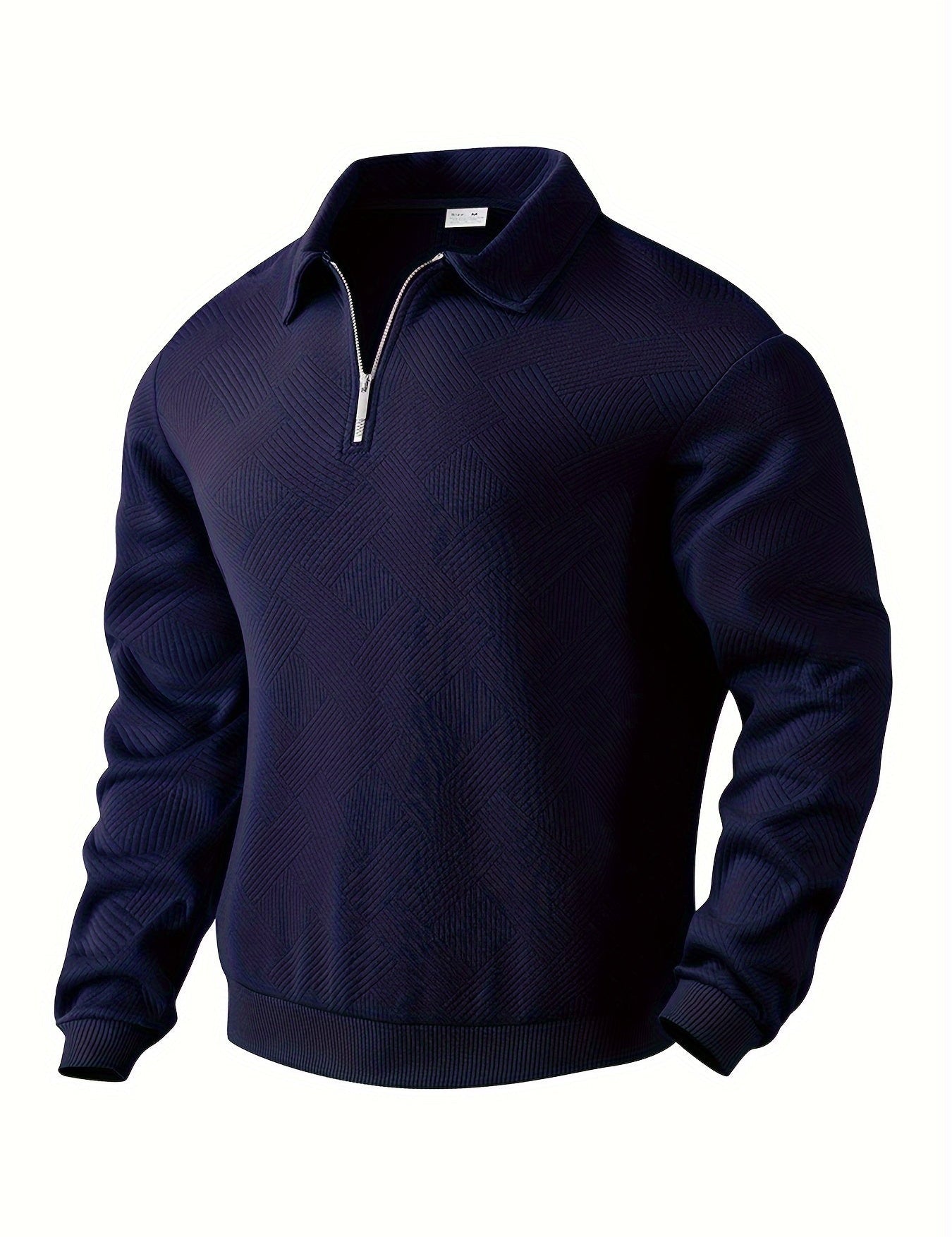 Quarter Zip Sweatshirt | Collared | Regular zip | Mens Half Zip Pullover | Men's Clothing