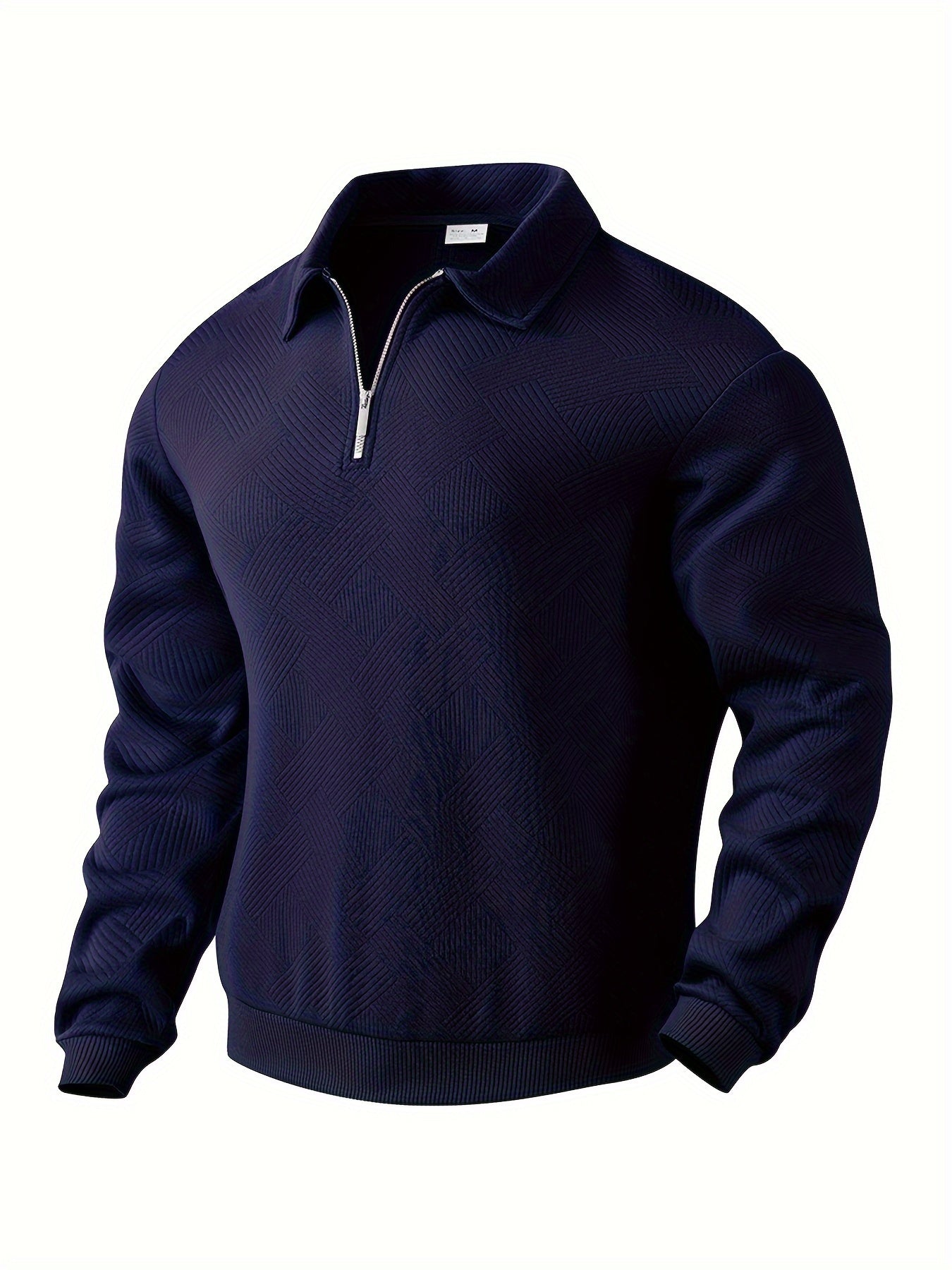 Quarter Zip Sweatshirt | Collared | Regular zip | Mens Half Zip Pullover | Men's Clothing