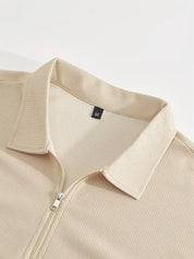 Shirt and Pants Set - Short Sleeve - Polo Shirt - Two-Piece Set - Men's Clothing