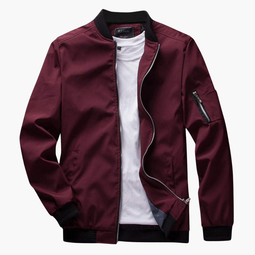 Bomber Jacket | Zip-Up | Windproof | Autumn Jacket | Men's Jacket