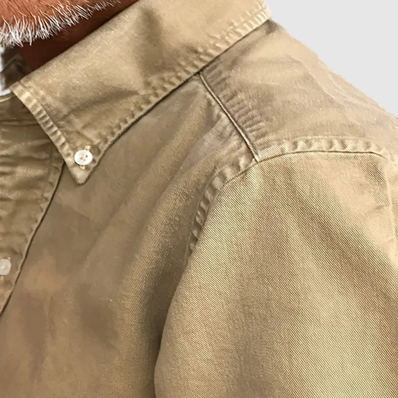 Long Sleeve Shirt - Casual - Collared - Button-Up Shirt - Men's Shirts