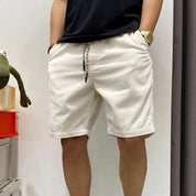 Corduroy Shorts - Men's Loose Fit Drawstring  Cord Shorts for Summer