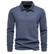 Polo Sweater | Turn Down Collar | Regular Fit | Long Sleeve Polo Shirts | Men's Clothing