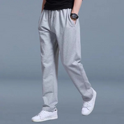 Straight Leg Joggers - Drawstring - Leisure - Sweatpants - Men's Pants