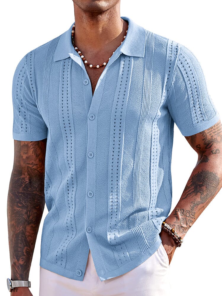 Short Sleeve Shirt - Lightweight - Button-Up - Summer Shirt - Men's Shirt