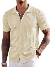 Short Sleeve Shirt - Lightweight - Button-Up - Summer Shirt - Men's Shirt