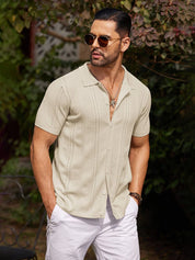 Short Sleeve Shirt - Lightweight - Button-Up - Summer Shirt - Men's Shirt