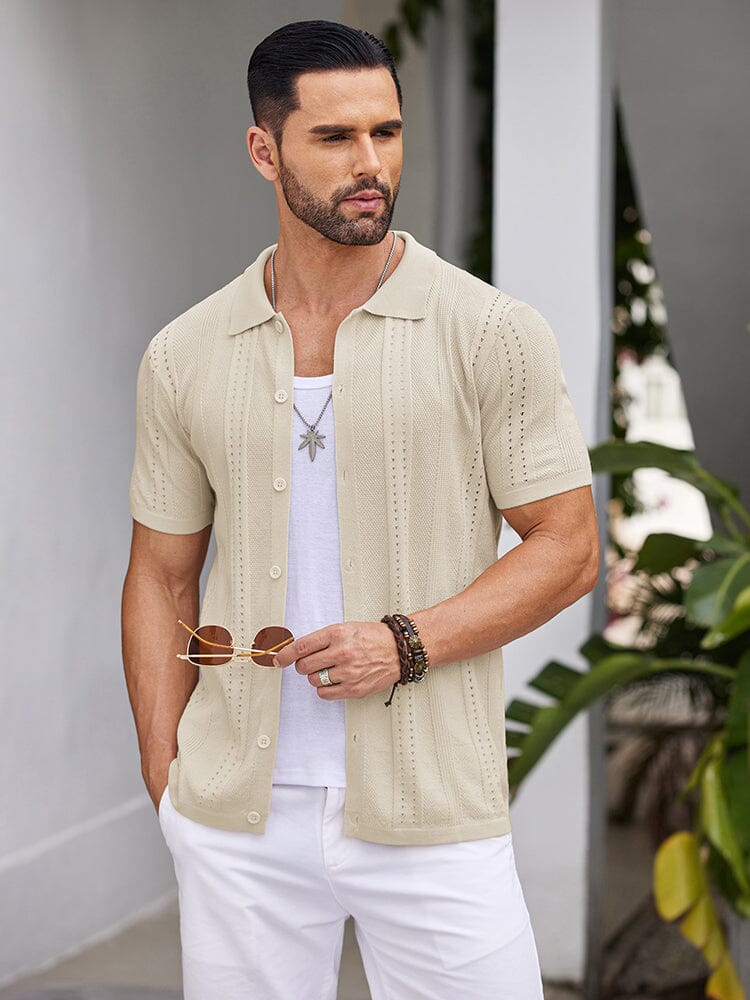 Short Sleeve Shirt - Lightweight - Button-Up - Summer Shirt - Men's Shirt