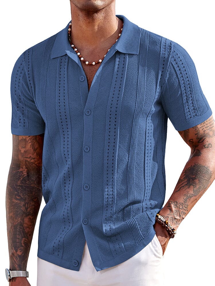 Short Sleeve Shirt - Lightweight - Button-Up - Summer Shirt - Men's Shirt