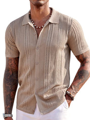 Short Sleeve Shirt - Lightweight - Button-Up - Summer Shirt - Men's Shirt
