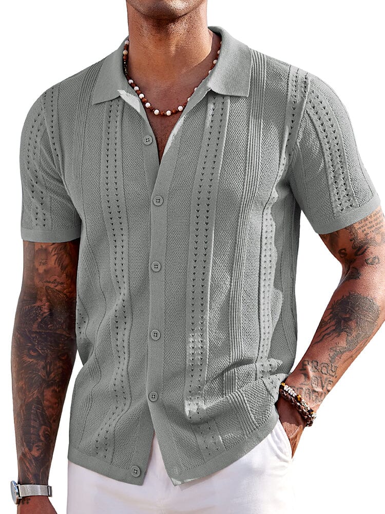 Short Sleeve Shirt - Lightweight - Button-Up - Summer Shirt - Men's Shirt