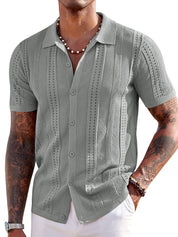 Short Sleeve Shirt - Lightweight - Button-Up - Summer Shirt - Men's Shirt