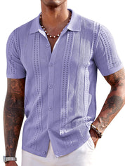 Short Sleeve Shirt - Lightweight - Button-Up - Summer Shirt - Men's Shirt